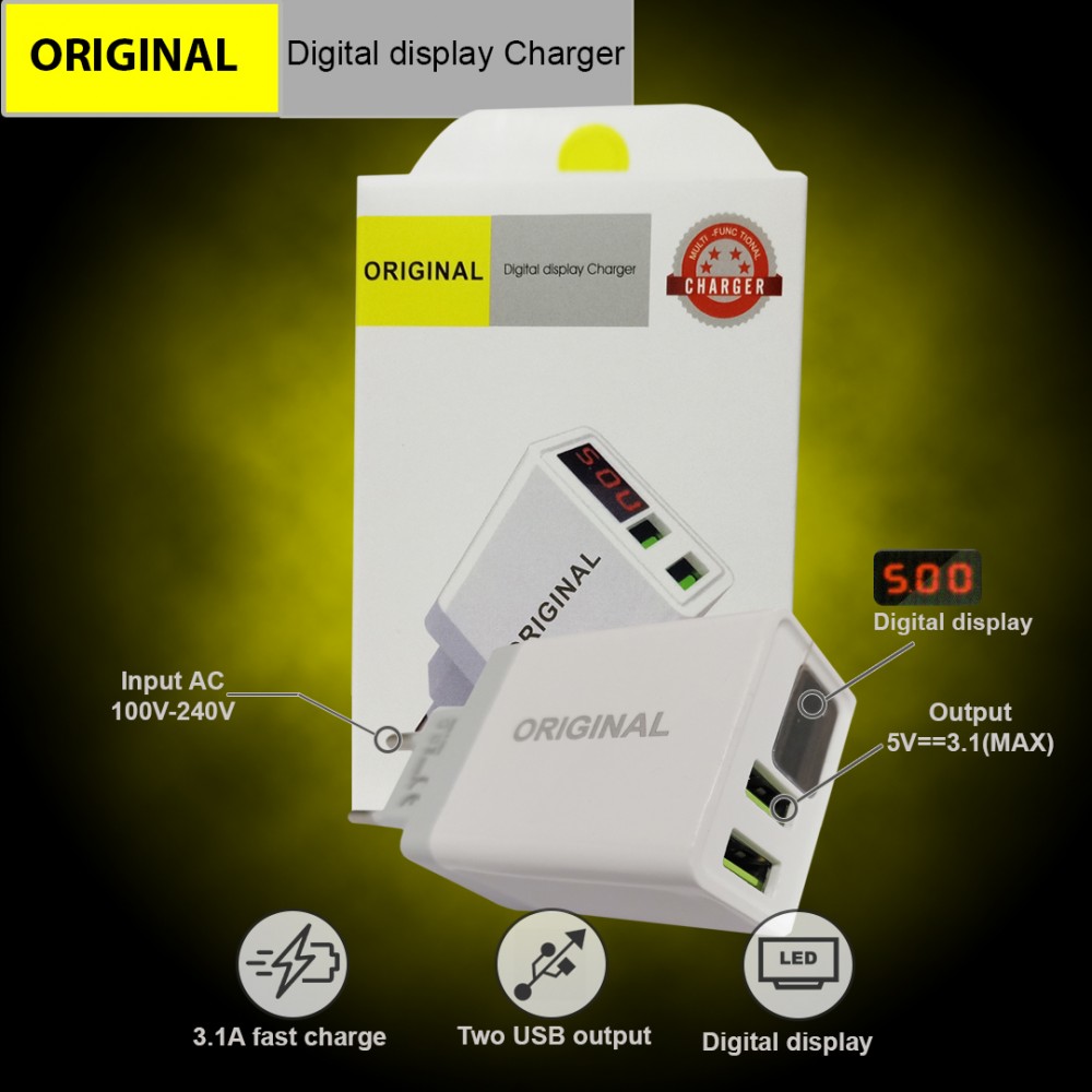 Adaptor Charger ORI LED OLD (output indikator)